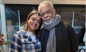 Preta e seu pai Gilberto Gil