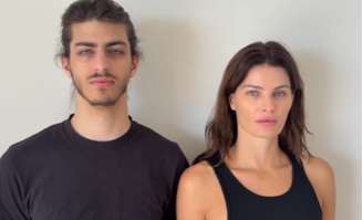 Lucas e Isabeli Fontana