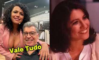 Casal brincou sobre o papel de Cássia Kis na versão original
