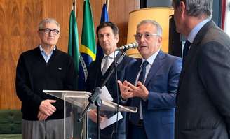 Massimo Dell'Utri em visita ao Brasil