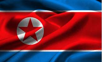 Bandeira da Coreia do Norte