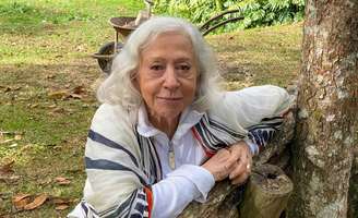 Fernanda Montenegro em gravação de 'Amor e Sorte'