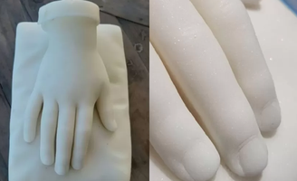 Detalhes na escultura chamaram atenção da compradora