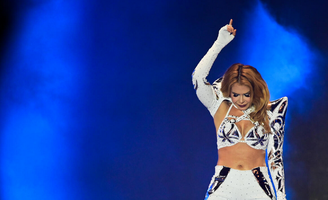 Joelma se apresentou no São João da Thay, no Maranhão, na noite desta sexta-feira, 6