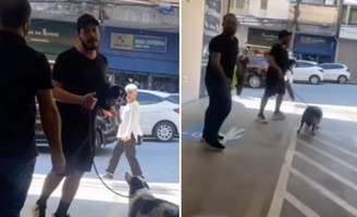 Filhote foi resgatado no dia seguinte com ajuda de moradores