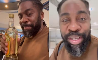 Lázaro Ramos levou cachaça para presentear Wagner Moura