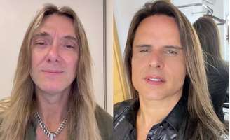 Edu Falaschi e vocalista do Calcinha Preta combinam encontro para recriar vídeo viral