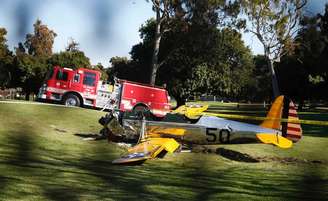 <p>Avião de Harrison Ford caiu nesta quinta-feira (5)</p>