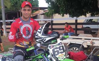 Weliton Carvalho morreu em prova de motocross no MT