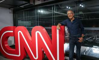 Abílio Diniz no estúdio da CNN Brasil, em São Paulo