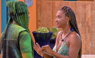Aline e Diogo tiveram treta por causa de lentilha no BBB 25