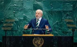 Lula durante o discurso na Assembleia Geral da ONU