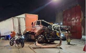 Engavetamento do Rodoanel provoca congestionamento de cerca de 20 quilômetros na pista sentido capital.