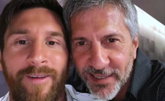 Lionel Messi está com o pai, Jorge, com problema de saúde
