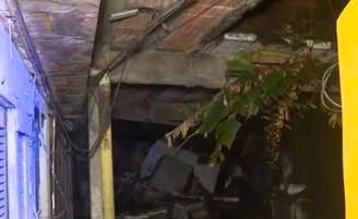 Imóvel utilizado como habitação coletiva desabou no Cangaíba, na zona leste.