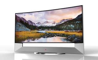 TV da LG é a primeira da marca com tela de 105 polegadas curva e Ultra HD