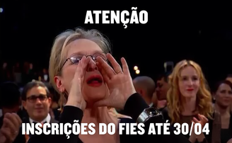 Imagem de Streep empolgada com o discurso de Patricia Arquette viralizou