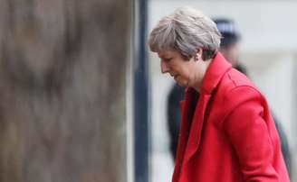 Premiê britânica, Theresa May, em Londres 12/11/2018 REUTERS/Simon Dawson