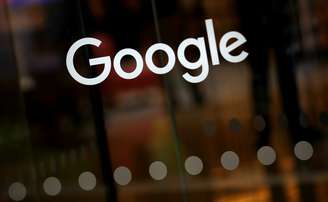 Logo do Google no escritório da empresa em Londres