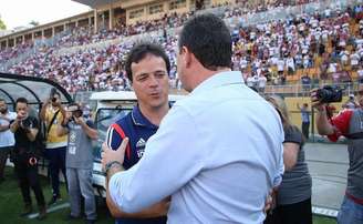 Fernando Diniz e Rogério Ceni se encontram novamente neste domingo, às 20h30 (Rubens Chiri/saopaulofc.net)