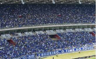 O retorno da China Azul aos estádios ainda pode demorar porque o Cruzeiro ainda tem uma punição a cumprir por incidentes de 2019-(Divulgação/Cruzeiro)