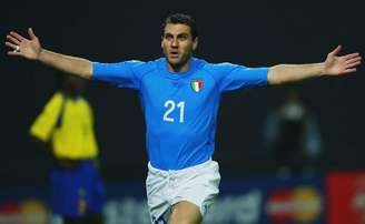 Christian Vieri, ídolo italiano, na Copa de 2022