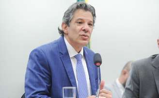 O ministro da Fazenda, Fernando Haddad