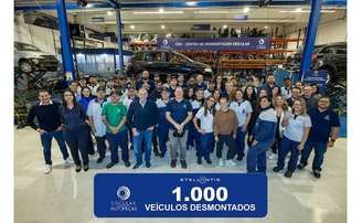 Stellantis chega a 1000 veículos reciclados
