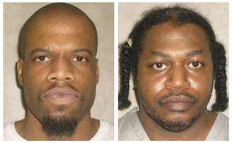 <p>Charles Warner (à dir.) e Clayton Lockett foram condenados à morte em Oklahoma</p>