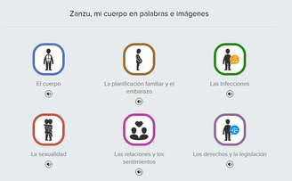 Portal tem 12 opções de idiomas e apresenta seções sobre saúde sexual, planejamento familiar e relacionamentos e emoções
