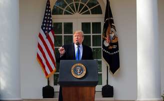 Presidente dos EUA, Donald Trump, faz pronunciamento na Casa Branca
15/02/2019 REUTERS/Carlos Barria