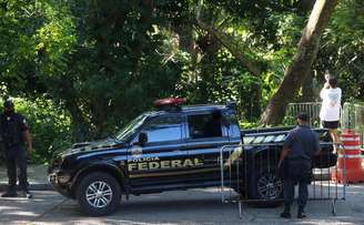 Carro da Polícia Federal no Rio de Janeiro