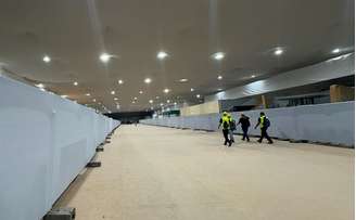 Primeira impressão ao entrar na Zona Azul do Parque da Cidade, em Belém, durante a Cúpula do Clima foi a de espaço entregue pela metade