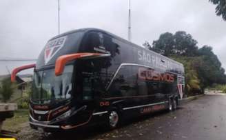Ônibus terceirizado fretado para o time do São Paulo na Bolívia foi apreendido com 86,5kg de maconha.