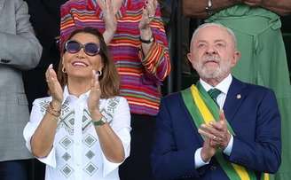 Jabja e Lula no desfile de 7 de Setembro 