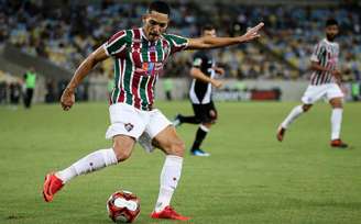 Gilberto já fez alguns gols com a camisa do Fluminense (FOTO: LUCAS MERÇON / FLUMINENSE F.C.)
