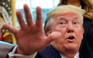 Presidente dos EUA, Donald Trump, fala com jornalistas na Casa Branca
18/07/2019 REUTERS/Kevin Lamarque