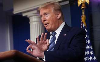 Presidente dos EUA, Donald Trump, em Washington
21/04/2020
 REUTERS/Jonathan Ernst