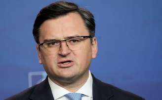 Ministro das Relações Exteriores da Ucrânia, Dmytro Kuleba
01/12/2021 REUTERS/Ints Kalnins