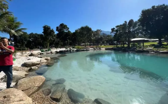 Lago artificial construido na mansão de Neymar em Mangaratiba (RJ)