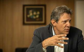 O ministro da Fazenda, Fernando Haddad