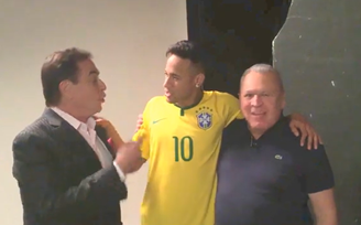 Amaury Jr., Neymar e Sidney Oliveira, dono da Ultrafarma