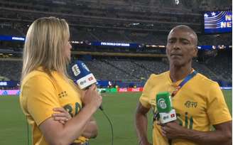 Fernanda Gentil e Romário