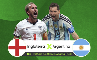 Harry Kane e Lionel Messi se enfrentam nesta quarta-feira