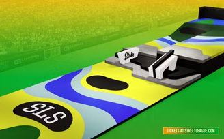 Pista do SLS Rio Takeover, que vai ser montada no Maracanãzinho