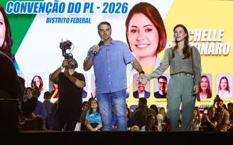 Convenão do PL em Brasília com Flávio Bolsonaro mas sem Michelle