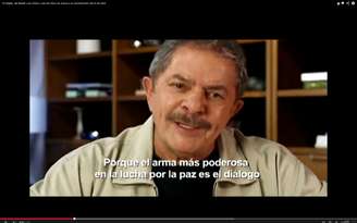 Em vídeo do Instituto Lula, o ex-presidente diz que Colômbia merece oportunidade de viver em paz no século XXI