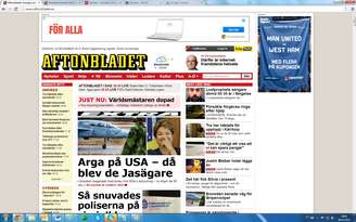 O jornal sueco Aftonbladet deu grande destaque em seu site ao anúncio do governo brasileiro pela escolha do Saab Gripen NG. "O Brasil reagiu com repugnância contra a espionagem da NSA e comprou 36 JAS (sigla dos caças Gripen)", diz o site