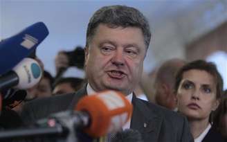 Petro Poroshenko demonstrou confiança em vencer as eleições já no 1º turno