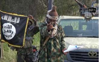 <p>Líder do grupo terrorista Boko Haram em vídeo produzido em data não revelada</p>